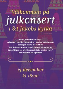 Julkonsert 2015 utan program